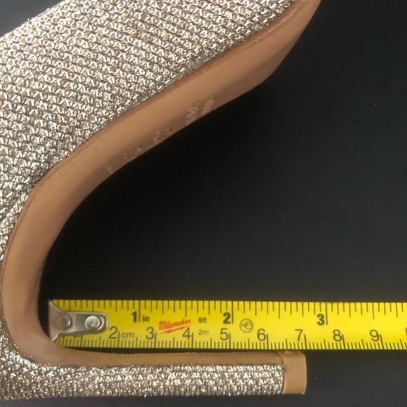 Stuart Weitzman Nouveaub 641 Platinum Noir, size 4.5 M, new in box with bag. - Picture 12 of 16